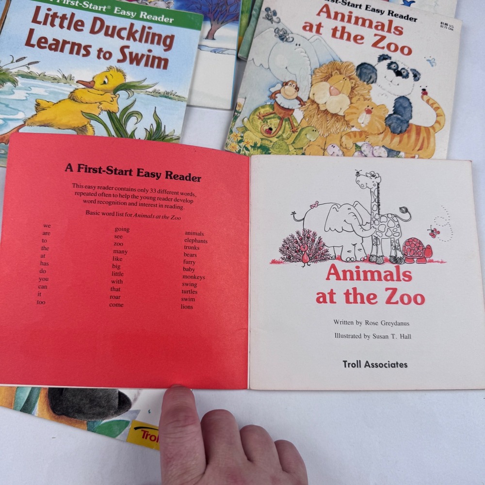 A First Start Easy Reader Books Lot of 15 Paperback Children 80s 90s - Picture 2 of 3
